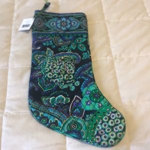 NWT! Vera Bradley Christmas Stocking!